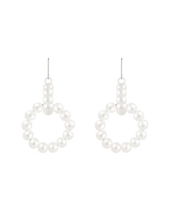 Splendid Pearls Silver 4-5Mm Pearl Earrings
