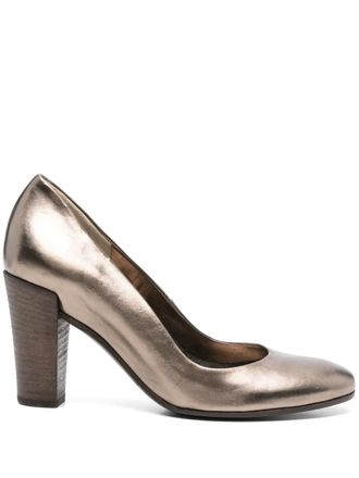 Del Carlo Pumps metallizzate 80mm - Oro