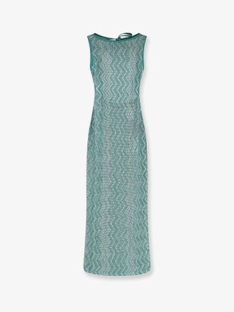 Missoni Vestito lungo in viscosa laminata - MISSONI - gender_Woman