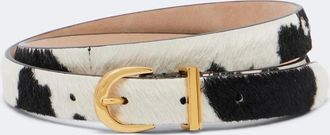Khaite Cintura Luna in pelle con stampa