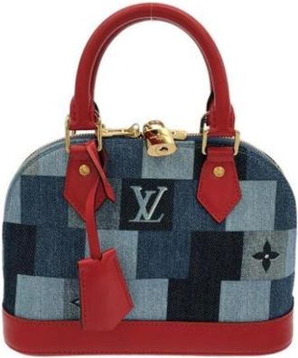 Louis Vuitton Pre-owned Vintage Denim Handbag - Dames - Vintage Handtas - Veelkleurig - ONE Size - Denim - Vintage