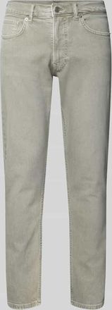 Pepe Jeans London Tapered Fit Jeans aus Baumwoll-Mix Modell STANLEY in Khaki, Gr&ouml;&szlig;e 30/30