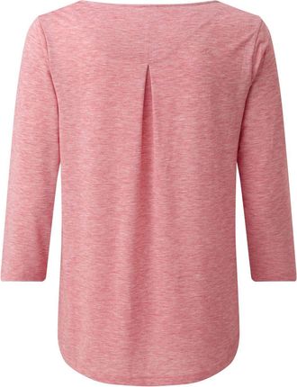 Sherpa Womens Asha Pink Three-Quarter Sleeve Top