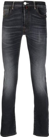 Billionaire Boys Club logo-patch Super Straight jeans - men - Modal/Polyester/Cotton/Elastane/Polyester/Cotton - 29 - Grey