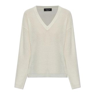 Fabiana Filippi Dames, Truien, Beige, Maat: 2XS Wol