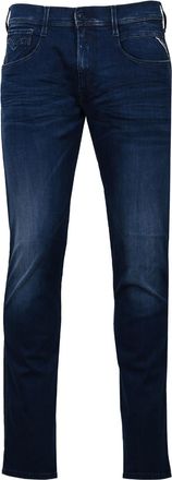 Replay Mens Hyperflex Jeans Bright Blue Cotton - Size 32W/32L