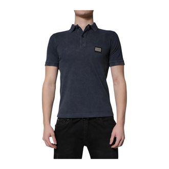 Dolce & Gabbana Hombre, Camisetas, Azul, Talla: S