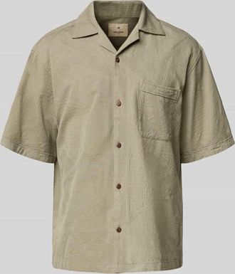 Jack & Jones Freizeithemd mit Reverskragen Modell LUKE in Oliv, Größe XXL