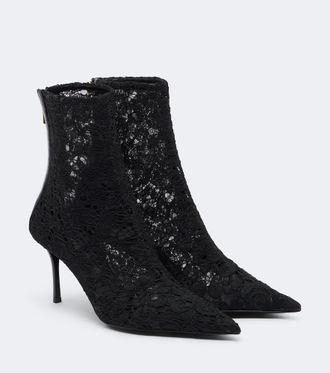 Dolce & Gabbana Lace ankle boots