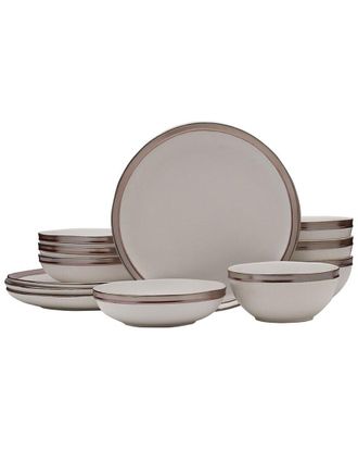 Mikasa Miller 12Pc Stoneware Dinnerware Set, Service For 4