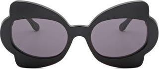 Marni 56mm Butterfly Sunglasses in Black /Grey at Nordstrom Rack