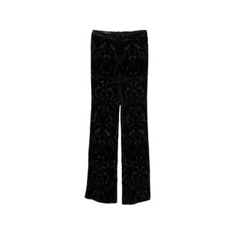 Gucci GG Damask-pattern Velvet Trousers