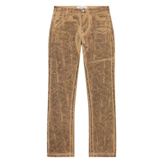 Alberta Ferretti Straight Jeans - female - Alberta Ferretti - Straight Fit Jeans - Brown - S - Jeans