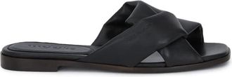 Ferragamo Slippers - Dames - Sandalen - Zwart - 34 1/2 EU - Schoenen