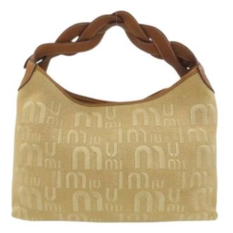 Miu Miu Pre-owned Shoulder Bags, female, Brown, Size: ONE SIZE Pre-owned Shoulder Bag