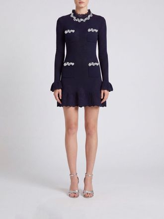 Self Portrait Dress Woman color Navy