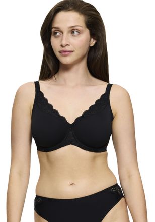 Triumph Minimizer-BH TRIUMPH Amourette, Damen, Gr. 70, Cup D, schwarz, Microtouch, Obermaterial: 68% Polyamid, 32% Elasthan, unifarben, BHs Minimizer-BH, verk