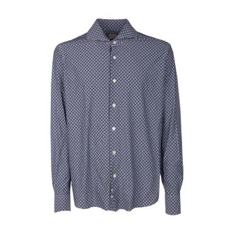 4funkyflavours Casual Shirt - Heren - Casual Overhemden - Blauw - L - Overhemden