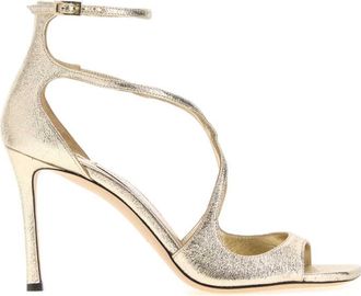 Jimmy Choo London Golden Open Square Toe Heel