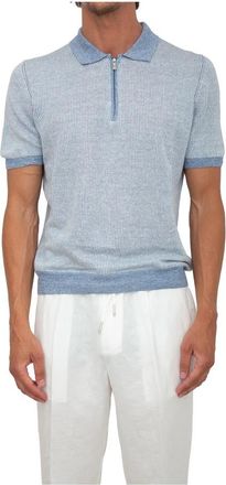 Gran Sasso Polo - Heren - Polos - Blauw - L - Katoen - Tops
