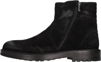 Exton Su&egrave;de Enkellaarsjes - Heren - Enkellaarsjes - Zwart - 45 EU - Su&egrave;de - Schoenen