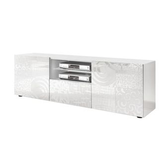 Aquadesign Mueble tv de melamina blanca