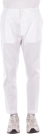 Dondup Ben Broeken - Heren - Slim Fit Broeken - Wit - W35 - Katoen - Broeken