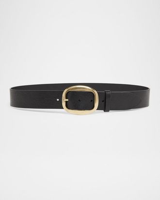 Isabel Marant Dara Large Buckle Leather Belt