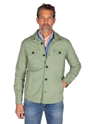 N-Z-A- NEW ZEALAND AUCKLAND New Zealand overshirt effen lichtgroen