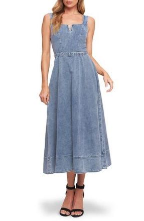 Flying Tomato Denim Midi Dress in Acid Denim at Nordstrom Rack, Size Medium