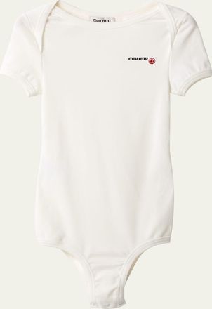 Miu Miu Short-Sleeve T-Shirt Bodysuit