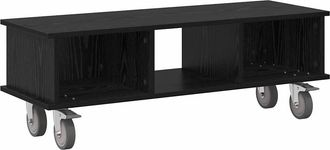 vidaXL Soporte De Tv 100 X 35 X 35 Cm Roble Negro Madera De Ingenier&iacute;a Vidaxl