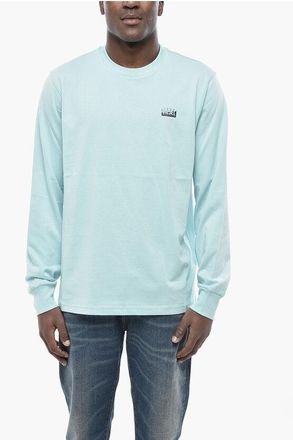 Diesel Crew Neck Cotton T-Shirt T-JUST-LS-SITUATION With Logo size Xxl