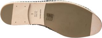 Dolce & Gabbana Mens Blue Gray Leather Buffalo Espadrille Shoes