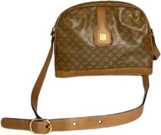 Celine Pre-owned Vintage Cross Body Bag - Dames - Vintage Schoudertas - Bruin - ONE Size - Leer - Vintage