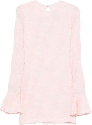 Rotate floral-motif mini dress - Roze