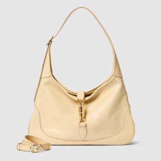 Gucci Jackie 1961 Medium Shoulder Bag, Yellow, Leather