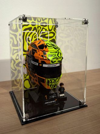 OEM Vitrina Para El Casco De Lando Norris Mclaren De Lego F1 (43023)