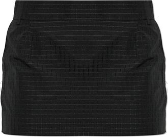 Vivienne Westwood Foam Tailored Skirt - Dames - Korte rokken - Zwart - M - Leer - Rokken