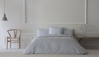 &Eacute;th&eacute;r&eacute;maison Funda n&oacute;rdica 100% algod&oacute;n lisa perla 220x220 cm