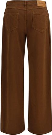 Max Mara Womens Brown Cotton Pants