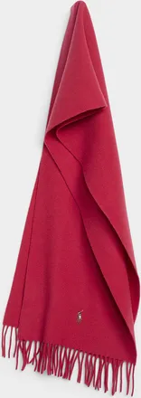 Polo Ralph Lauren Mens Small embroidered logo pure wool scarf