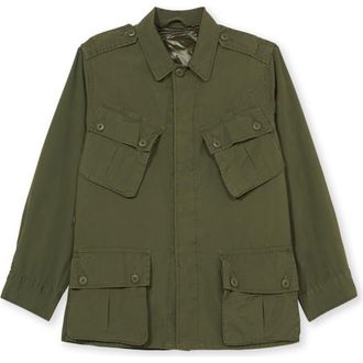 Fortela Jungle Cotton Jacket in Green at Nordstrom, Size 50 Eu