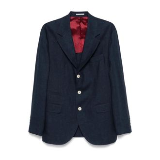 Brunello Cucinelli Hombre, Chaquetas, Azul, Talla: M