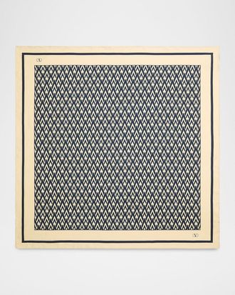 Valentino Garavani Toute La V Silk Scarf