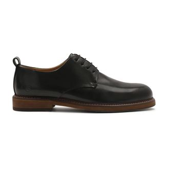 Kazar Heren semi-formele schoenen in zwarte kleur - Heren - Nette schoenen - Zwart - 46 EU - Leer - Schoenen