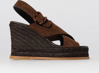 Castaner Sandalo con zeppa Betina Casta&ntilde;er in camoscio