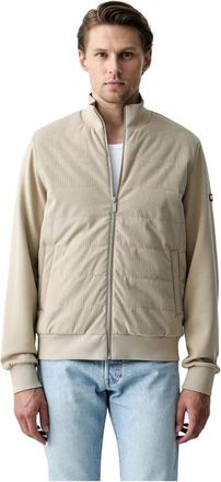 Karl Lagerfeld Korte Corduroy Jas - Heren - Winterjassen - Beige - 2XL - Leer - Jassen