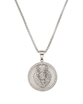 Eyecandy LA Eye Candy La The Bold Collection Titanium Cz Atlas Necklace