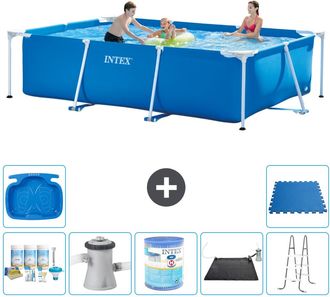 Intex Piscina Con Estructura Rectangular - 300x200x75 Cm - 7-piezas S30180